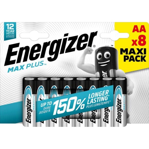 Energizer Max Plus AA/E91 (8-pack)