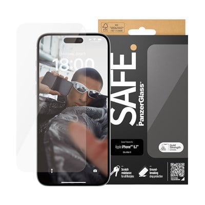 SAFE. Screen Protector iPhone 15 Plus Ultra-Wide Fit