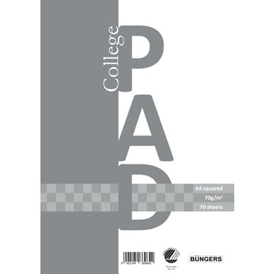 college pad A4 70g/70 sheets squared (3)