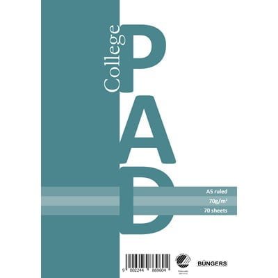 college pad A5 70g/70 sheets ruled (3)